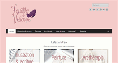 Desktop Screenshot of feuillesdevelours.fr